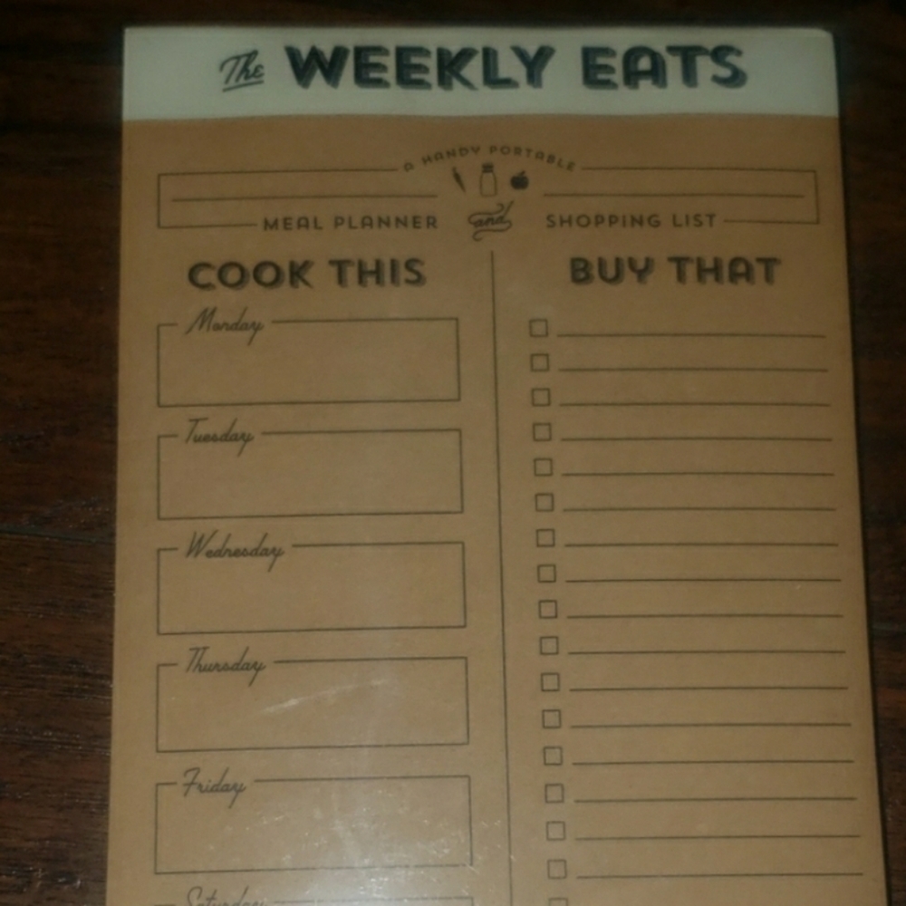 Elum Designs | Daily Meal Planner | Notepad